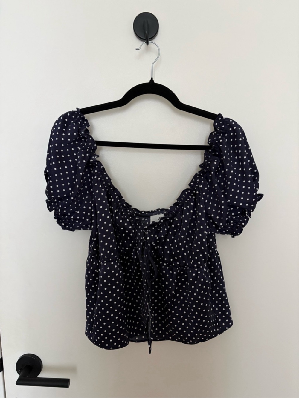 LPA Polka Dot Silky Sleep Shirt